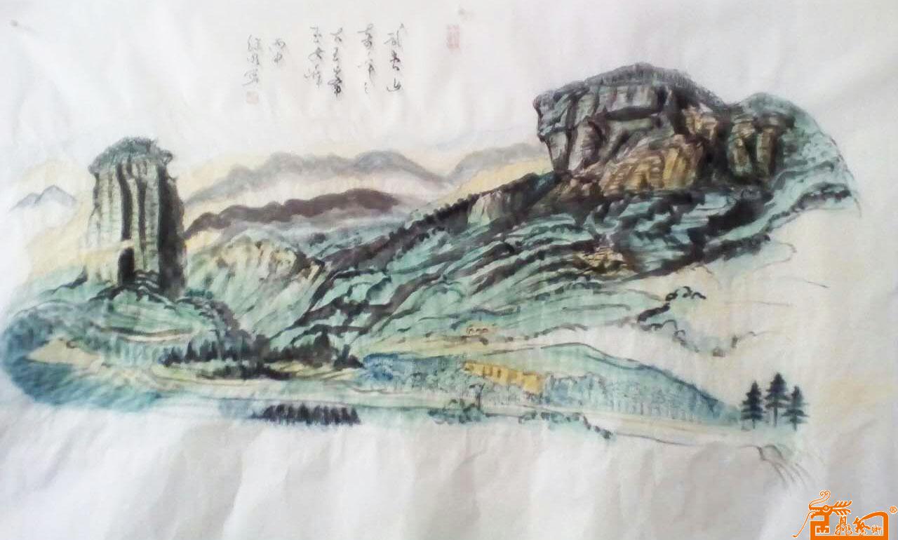 名家 李继明 书画 - 作品29武夷山大王峰玉女峰